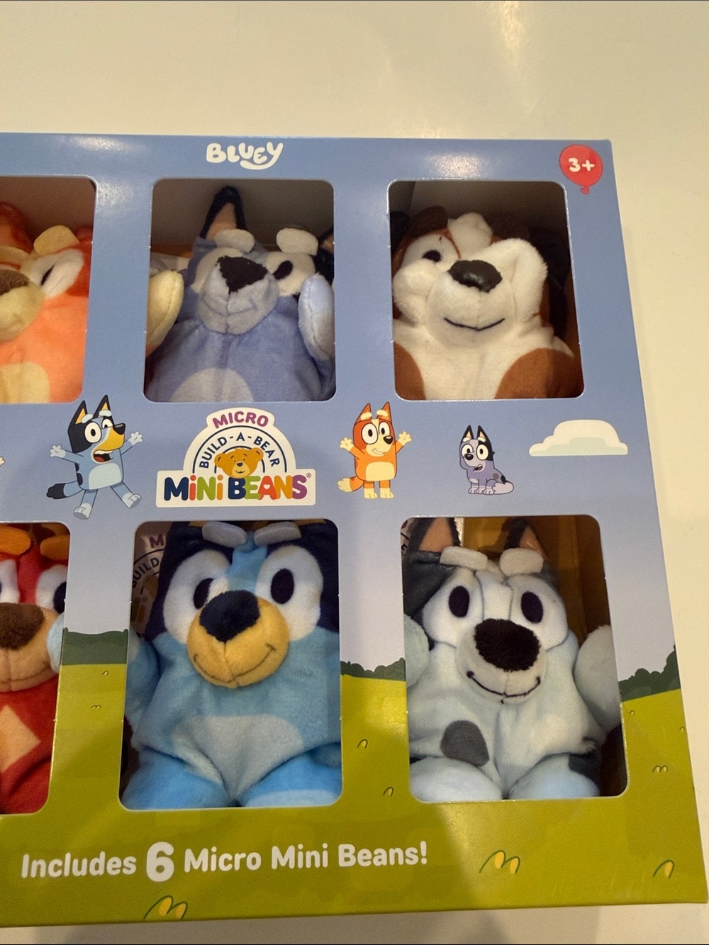 NWT Build A Bear Bluey Micro Mini Beans 6-Pack Plush Set - Picture 5 of 5
